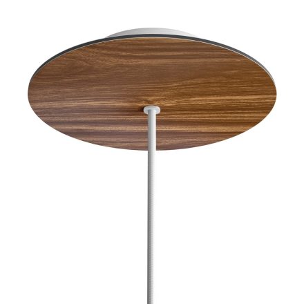 Round Rose-One ceiling rosette set with 1 hole and 4 side holes, 200 mm