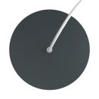 Round Rose-One ceiling rosette set with 1 hole and 4 side holes, 200 mm