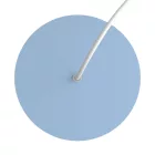 Round Rose-One ceiling rosette set with 1 hole and 4 side holes, 200 mm