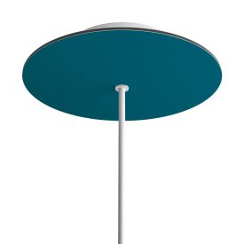   Round Rose-One ceiling rosette set with 1 hole and 4 side holes, 200 mm