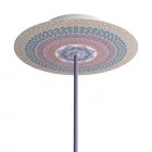  Round Rose-One ceiling rose set with 1 hole and 4 side holes, 200 mm - PROMO