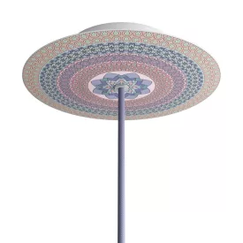    Round Rose-One ceiling rose set with 1 hole and 4 side holes, 200 mm - PROMO