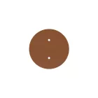 Round ceiling rose – a ceiling rose set with two holes and four side holes, 200 mm