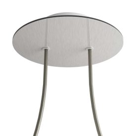   Round ceiling rose – a ceiling rose set with two holes and four side holes, 200 mm