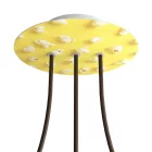  Round ceiling rose - Ceiling rose set with 3 holes and 4 side holes, 200 mm - PROMO