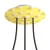 Round ceiling rose - Ceiling rose set with 3 holes and 4 side holes, 200 mm - PROMO