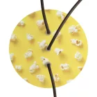  Round ceiling rose - Ceiling rose set with 3 holes and 4 side holes, 200 mm - PROMO