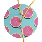  Round ceiling rose - Ceiling rose set with 3 holes and 4 side holes, 200 mm - PROMO