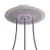  Round ceiling rose - Ceiling rose set with 3 holes and 4 side holes, 200 mm - PROMO