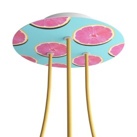    Round Rose-One 3-hole and 4-side hole ceiling rose set, 200 mm - PROMO