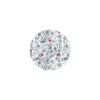  Round Rose-One 3-hole and 4-side hole ceiling rose set, 200 mm - PROMO
