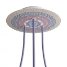  Round Rose-One 3-hole and 4-side hole ceiling rose set, 200 mm - PROMO