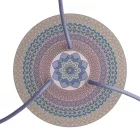  Round Rose-One 3-hole and 4-side hole ceiling rose set, 200 mm - PROMO