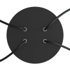 Round ceiling rose – a ceiling rose set with 4 holes and 4 side holes, 200 mm
