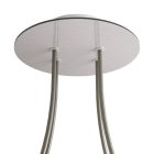 Round ceiling rose – a ceiling rose set with 4 holes and 4 side holes, 200 mm