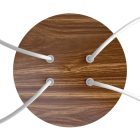 Round ceiling rose – a ceiling rose set with 4 holes and 4 side holes, 200 mm