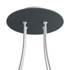 Round ceiling rose – a ceiling rose set with 4 holes and 4 side holes, 200 mm