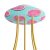  Round Rose-One ceiling rose set with 5 holes and 4 side holes, 200 mm - PROMO