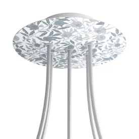    Round Rose-One 5-hole and 4-side hole ceiling rose set, 200 mm - PROMO