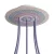  Round Rose-One 5-hole and 4-side hole ceiling rose set, 200 mm - PROMO
