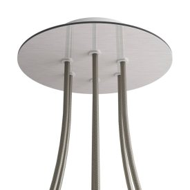   Round ceiling rose – a ceiling rose set with 6 holes and 4 side holes, 200 mm