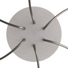 Round ceiling rose – a ceiling rose set with 6 holes and 4 side holes, 200 mm