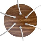 Round ceiling rose – a ceiling rose set with 6 holes and 4 side holes, 200 mm