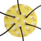  Round Rose-One 6-hole and 4-side hole ceiling rose set, 200 mm - PROMO