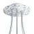  Round Rose-One 6-hole and 4-side hole ceiling rose set, 200 mm - PROMO