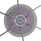  Round Rose-One 6-hole and 4-side hole ceiling rose set, 200 mm - PROMO