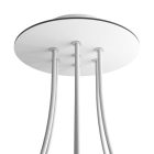 Round ceiling rose – a ceiling rose set with 7 holes and 4 side holes, 200 mm