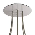 Round ceiling rose – a ceiling rose set with 7 holes and 4 side holes, 200 mm