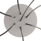 Round ceiling rose – a ceiling rose set with 7 holes and 4 side holes, 200 mm