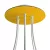 Round ceiling rose – a ceiling rose set with 7 holes and 4 side holes, 200 mm