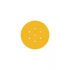 Round ceiling rose – a ceiling rose set with 7 holes and 4 side holes, 200 mm