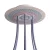  Round Rose-One 7-hole and 4-side hole ceiling rose set, 200 mm - PROMO