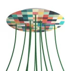  Round XXL Rose-One 10-hole and 4-side hole ceiling rose set, 400 mm - PROMO