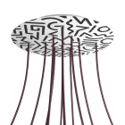  Round XXL Rose-One 10-hole and 4-side hole ceiling rose set, 400 mm - PROMO