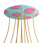  Round XXL Rose-One 10-hole and 4-side hole ceiling rose set, 400 mm - PROMO