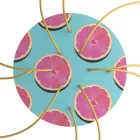  Round XXL Rose-One 10-hole and 4-side hole ceiling rose set, 400 mm - PROMO