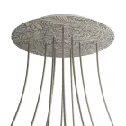  Round XXL Rose-One 10-hole and 4-side hole ceiling rose set, 400 mm - PROMO