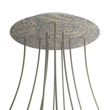  Round XXL Rose-One 10-hole and 4-side hole ceiling rose set, 400 mm - PROMO