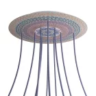  Round XXL Rose-One 10-hole and 4-side hole ceiling rose set, 400 mm - PROMO