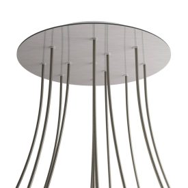   Round XXL Rose-One 12-hole and 4-side hole ceiling rosette set, 400 mm