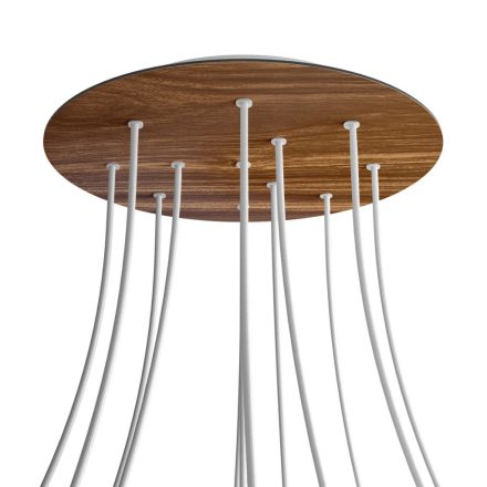 Round XXL Rose-One 12-hole and 4-side hole ceiling rosette set, 400 mm