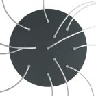 Round XXL Rose-One 12-hole and 4-side hole ceiling rosette set, 400 mm