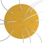 Round XXL Rose-One 12-hole and 4-side hole ceiling rosette set, 400 mm