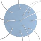 Round XXL Rose-One 12-hole and 4-side hole ceiling rosette set, 400 mm