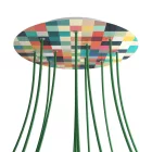  Round XXL Rose-One 12-hole and 4-side hole ceiling rose set, 400 mm - PROMO