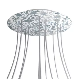    Round XXL Rose-One 12-hole and 4-side hole ceiling rose set, 400 mm - PROMO